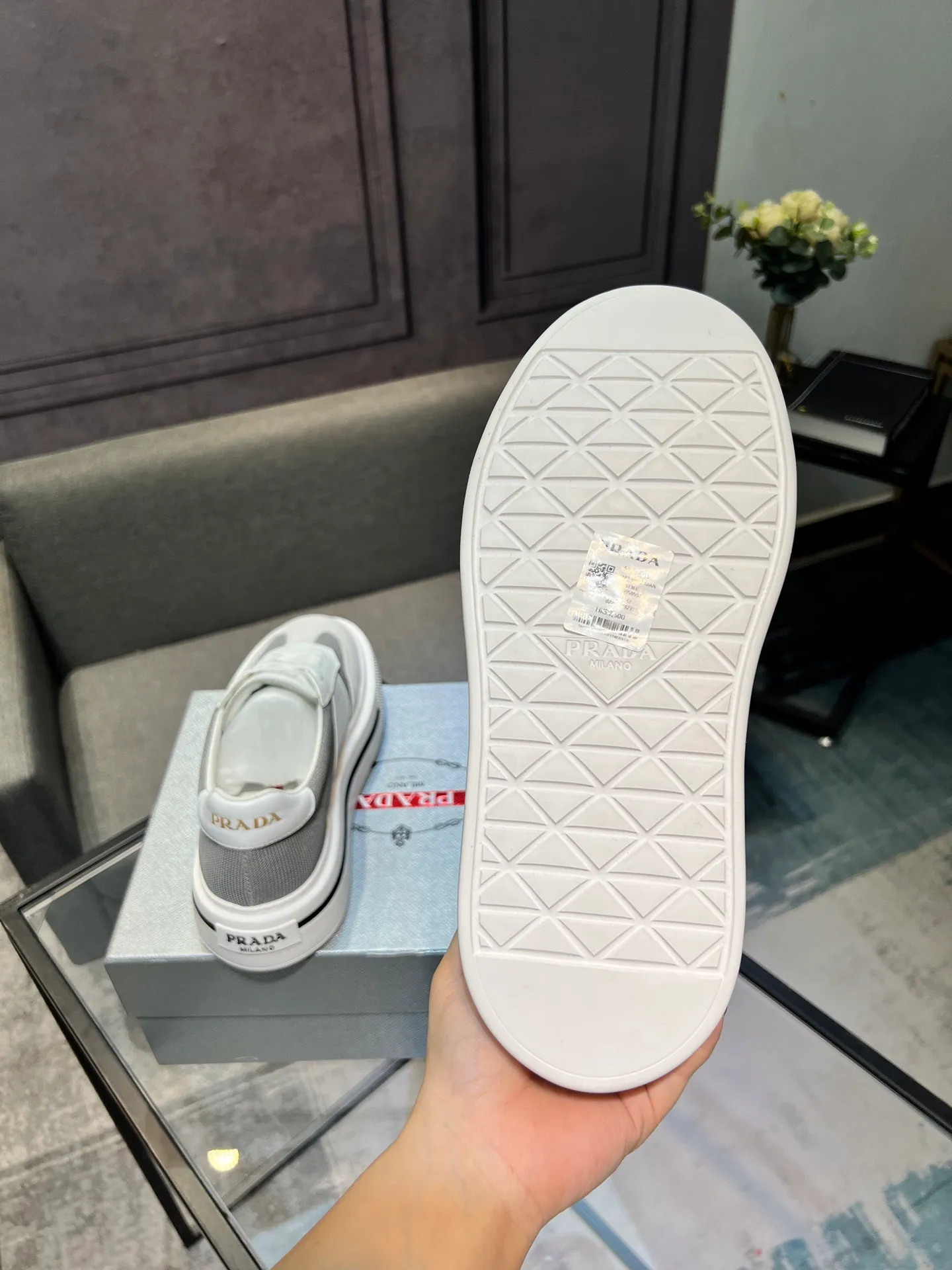 Men's shoes 💰580 [PRADA] Men's shoes are popular in the counter, the official website is synchronized, 1 high-quality shipment ✔️ Original frosted cowhide + cowhide lining, 1🆚1 replica, original sole, 38-45 (45 customized, non-refundable)